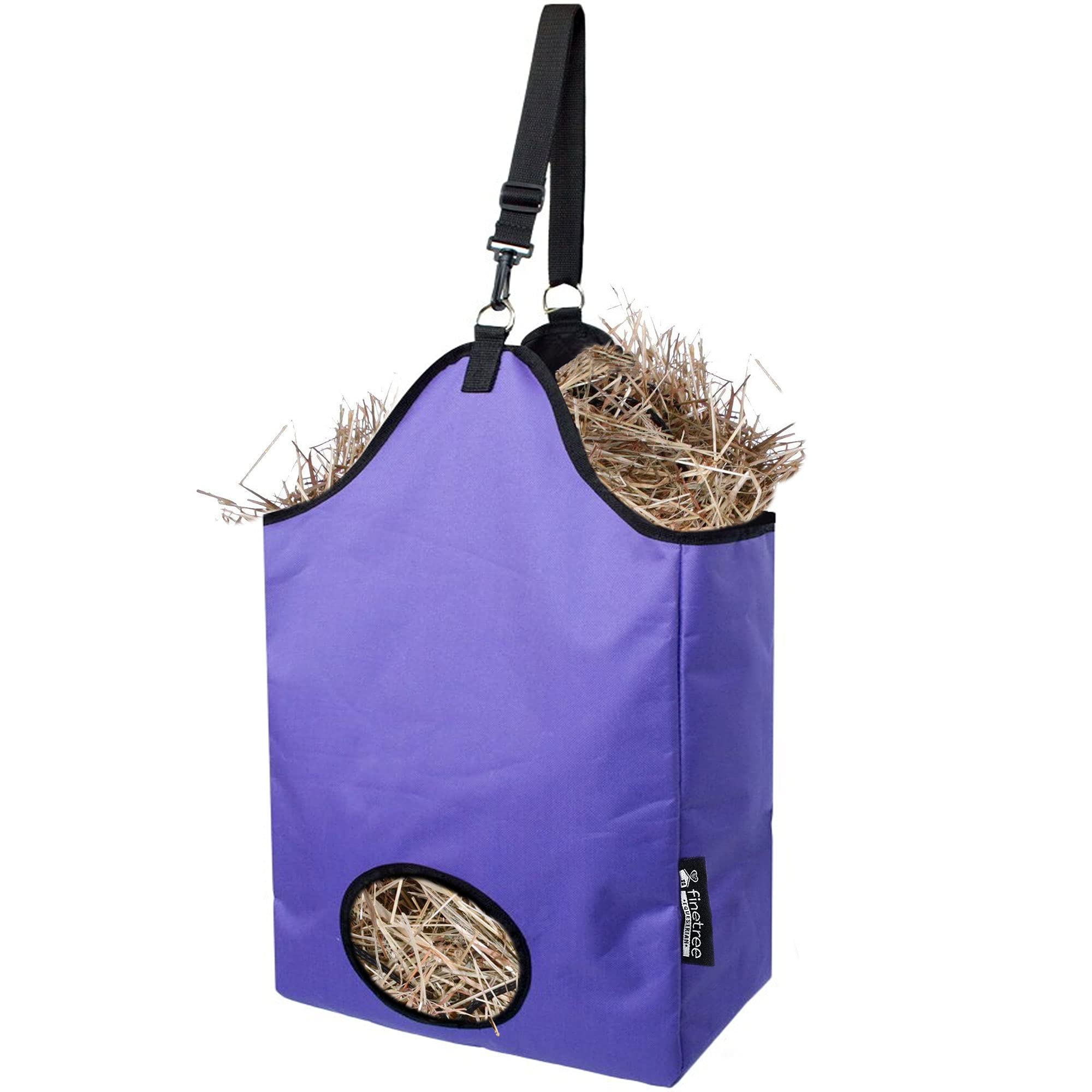 FinetreeHorse Feed Durable Large Hay Bag For Horses Pony Control Feeding Equestrian