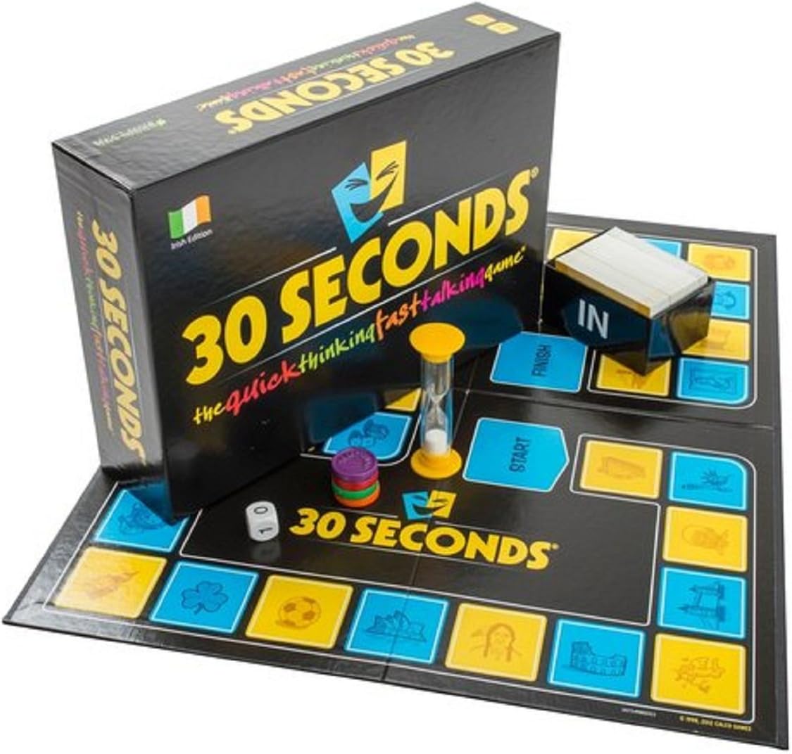 Emob Quick Thinking and Fast Talking Adults 30 Seconds Fun Board Game for Kids (Muticolor)