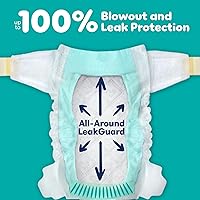 Vista 128 de Pampers Swaddlers - Pañales desechables ultra suaves para bebé talla 1, 164