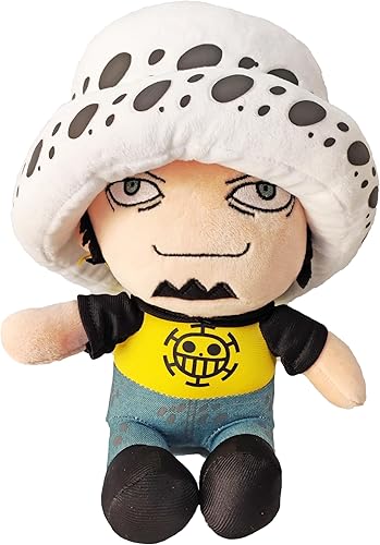 JCvCX OP Trafalgar Law - Muñeco de peluche de peluche de figura de peluche, almohada de peluche suave (D)