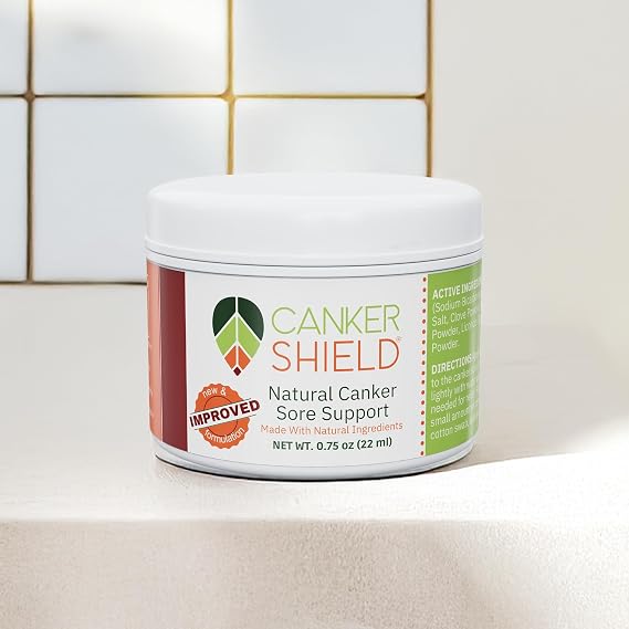 Natural Canker Sore & Mouth Ulcer Relief Powder Soothing Oral Powder for Targeted Mouth Comfort