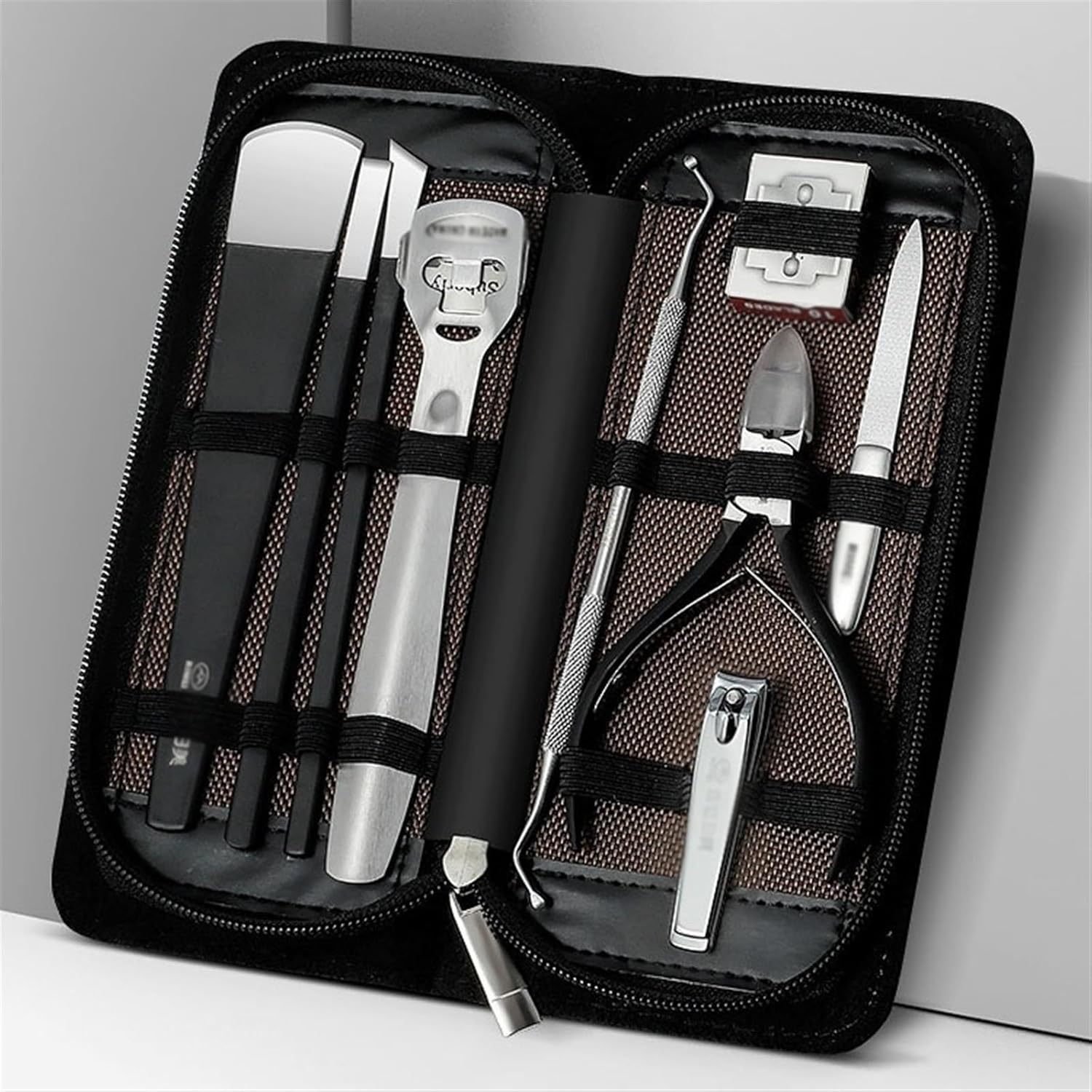 URGDWEKJY ネイルクリッパーセット ペディキュアキット、プロフェッショナルネイルクリッパー、8ピース 指とつま先のネイルケア