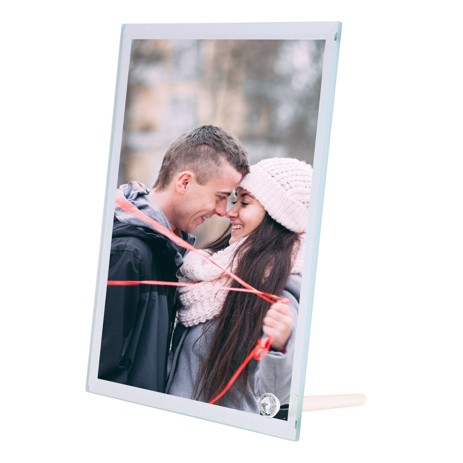 Cadre photo acrylique personnalisé rectangle en verre pour image et album souvenir