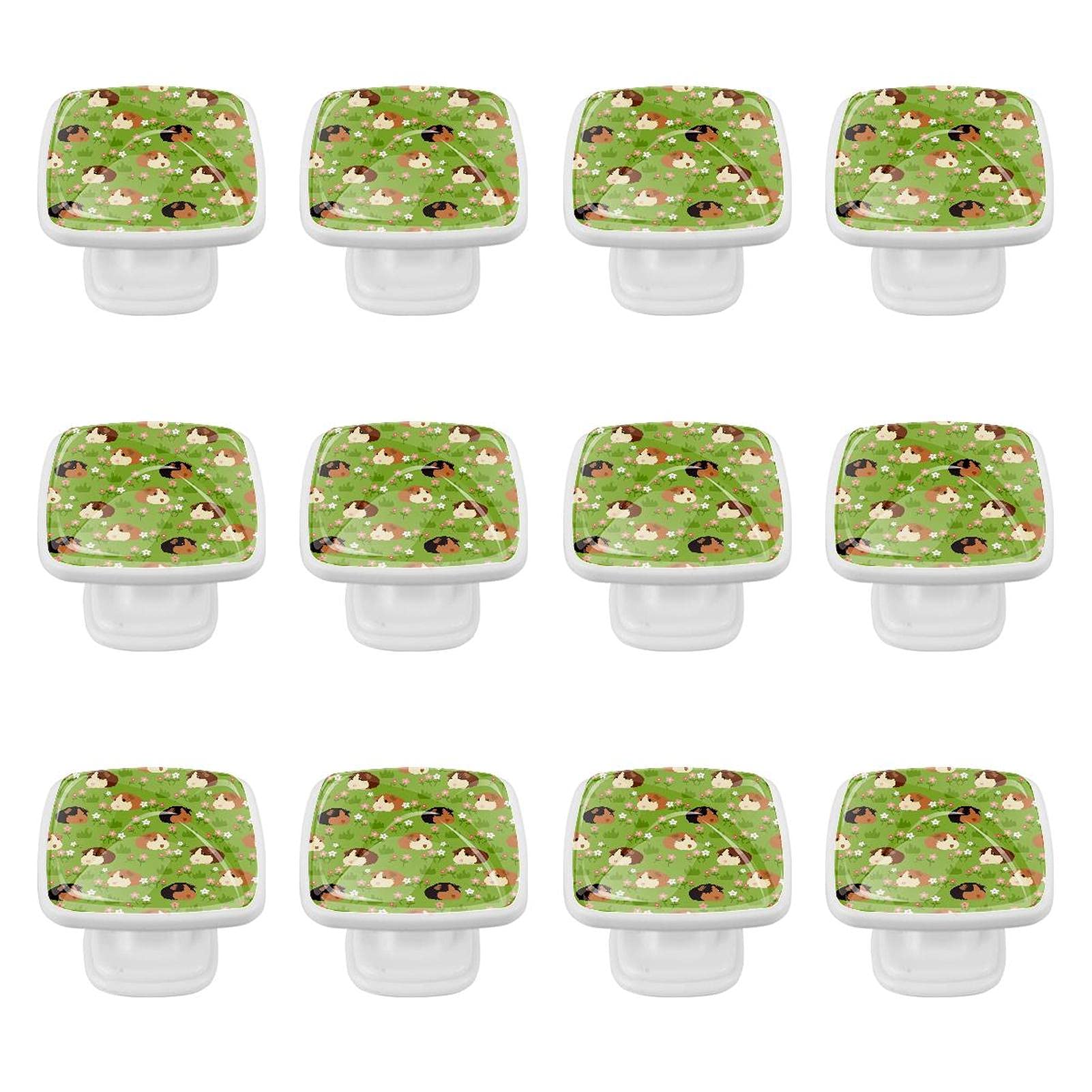 Poignées de tiroirs Cochon d'Inde ronds 30 mm lot de 12