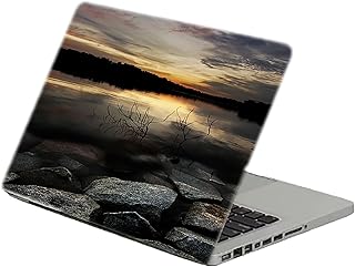 TAT Stains Liquid Texture Printed Laptop Sticker Multicolour-15.6 inch-83