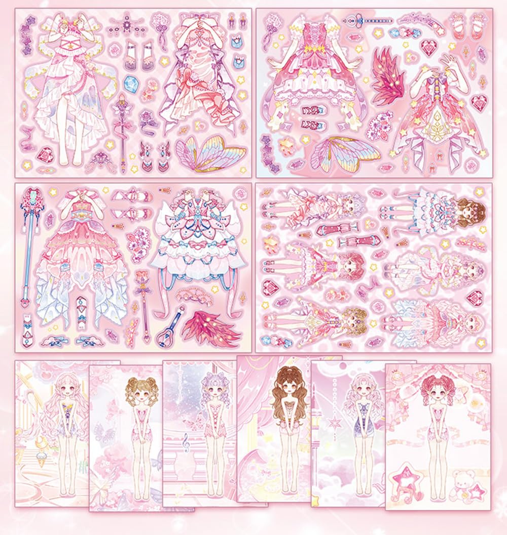 Amazon | 着せ替え シール プリンセス デコプリンセス 女の子 お姫様