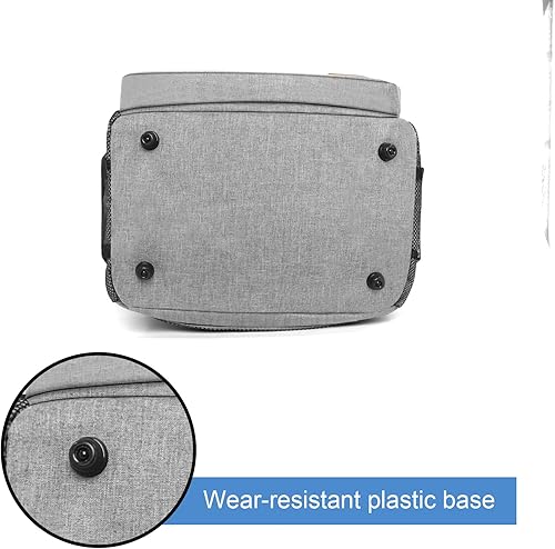 Miniatura 4 de Bolsa de viaje para perros bolsas de comida de fin de semana para perros organizador de senderismo camping accesorios de viaje 2 cuencos plegables