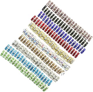 DOITOOL 200pcs Spacer Beads for Jewelry Beads Ab for Bracelets and Handicrafts