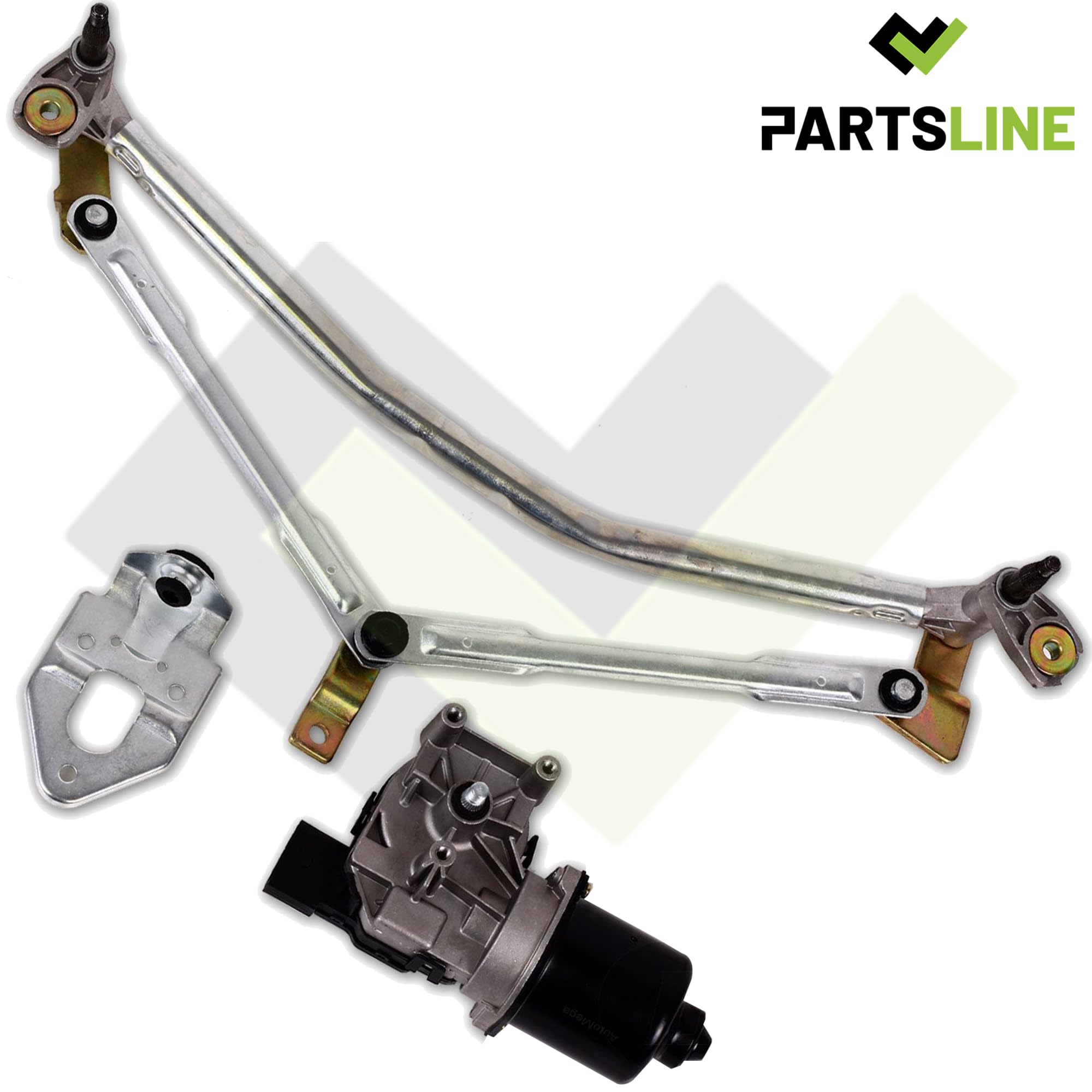 Mécanisme d'Essuie Glace Avant AVEC Moteur compatible avec POLO (9N) de 2001 à 2009-6Q1955113 6Q1955601