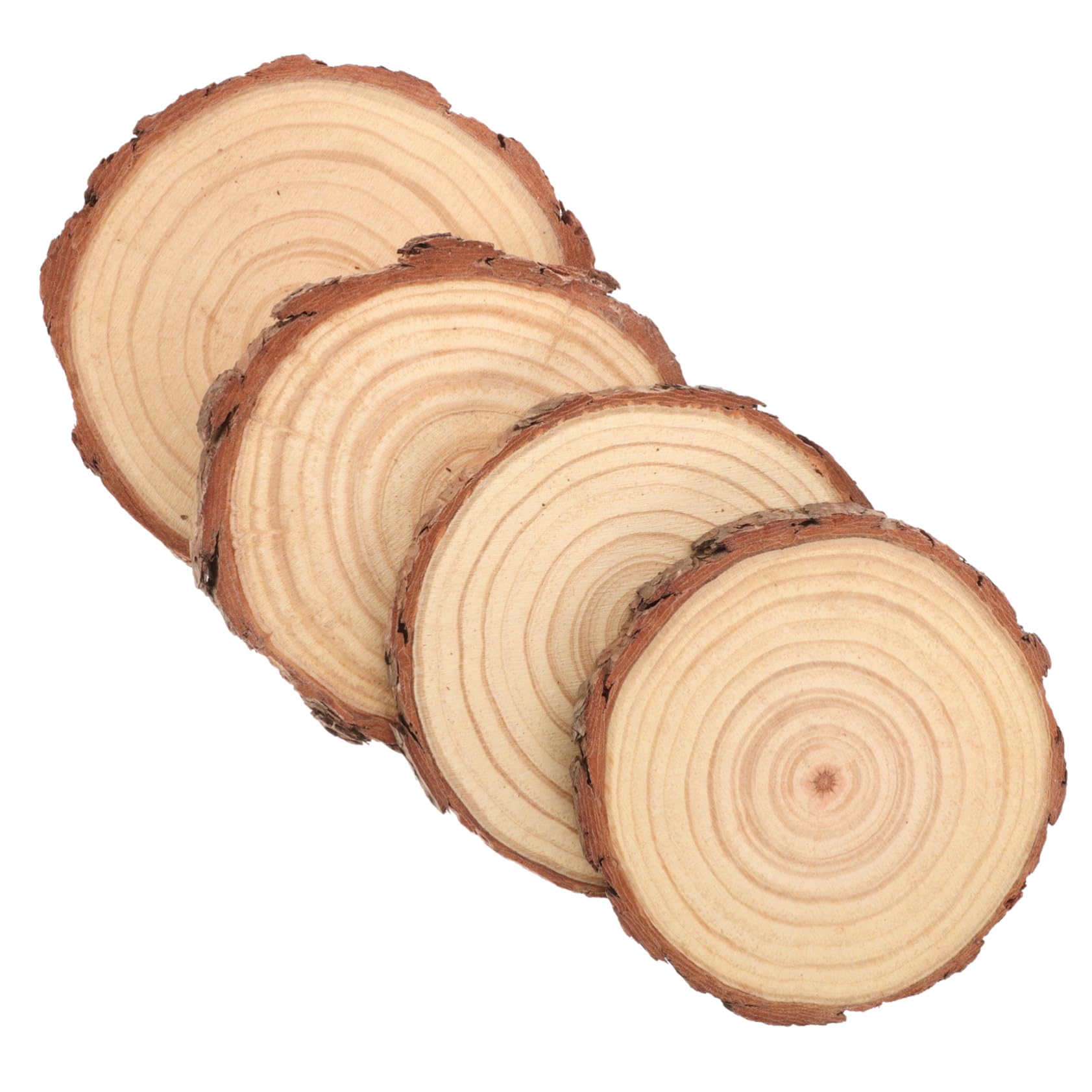 Operitacx 16stücke Naturholzscheiben Für Bastelarbeiten Unbehandelte Runde Holzplatten Dicke Für Malerei Hochzeiten Und Dekoration