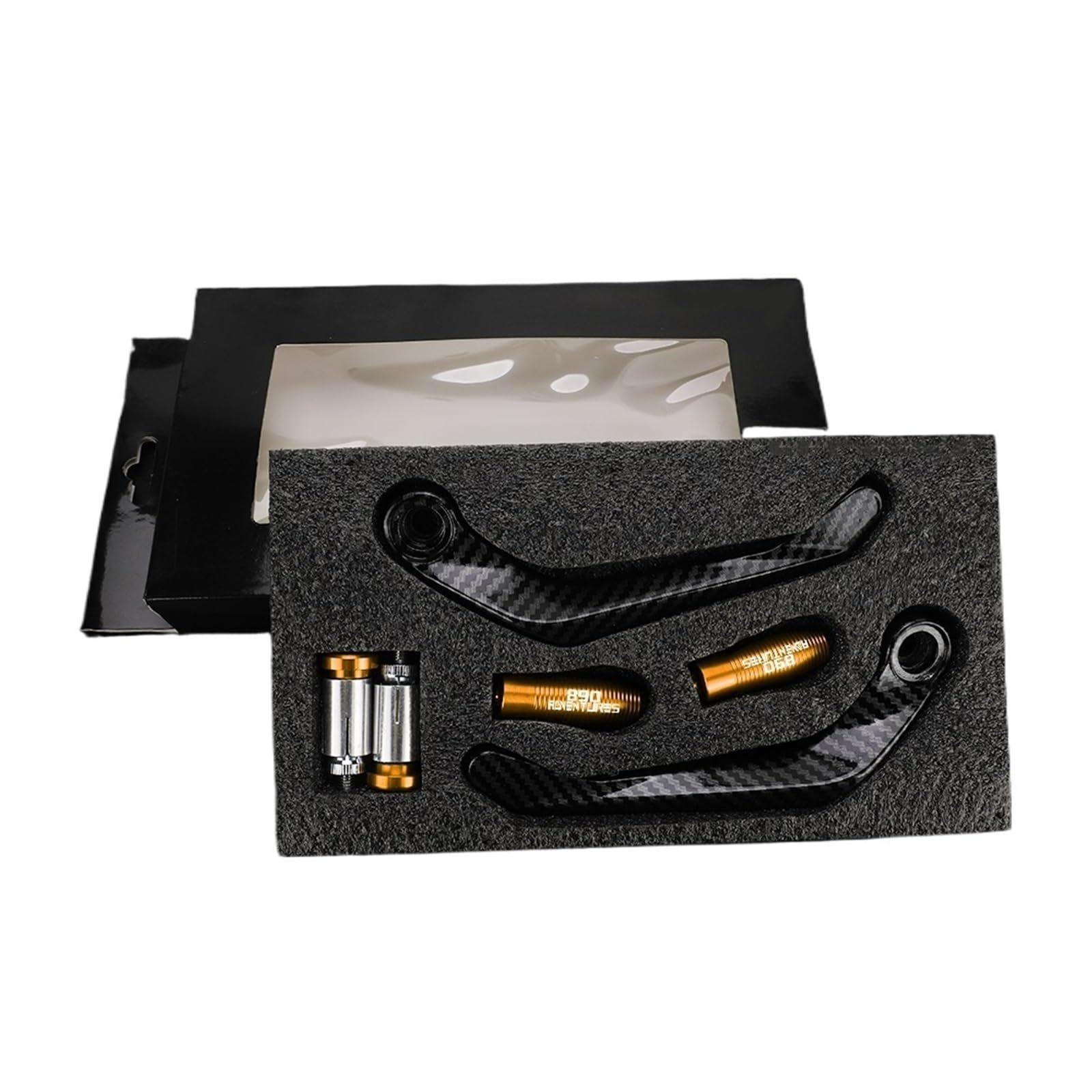 Protection de levier jaune pour guidon 890 Adventure S premium - 5