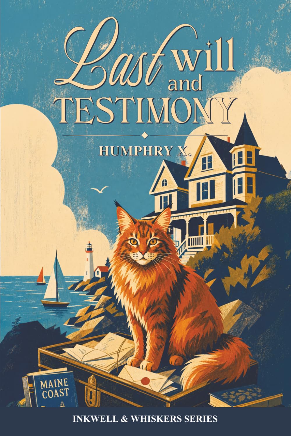 Last Will and Testimony: An Inkwell & Whiskers Cozy Mystery (Book 4)