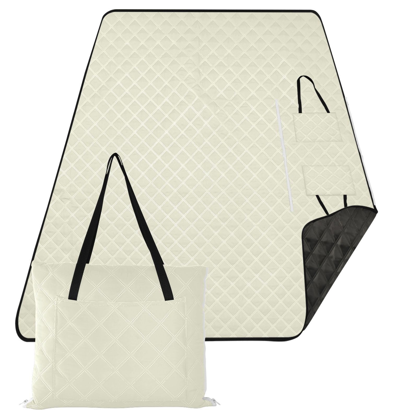 Beige Tinta unita pura pianura impermeabile Picnic Mat Sandproof Camping Party Camping Floor Mat per Adulti Picnic Articoli Manta de Tela para Picnic