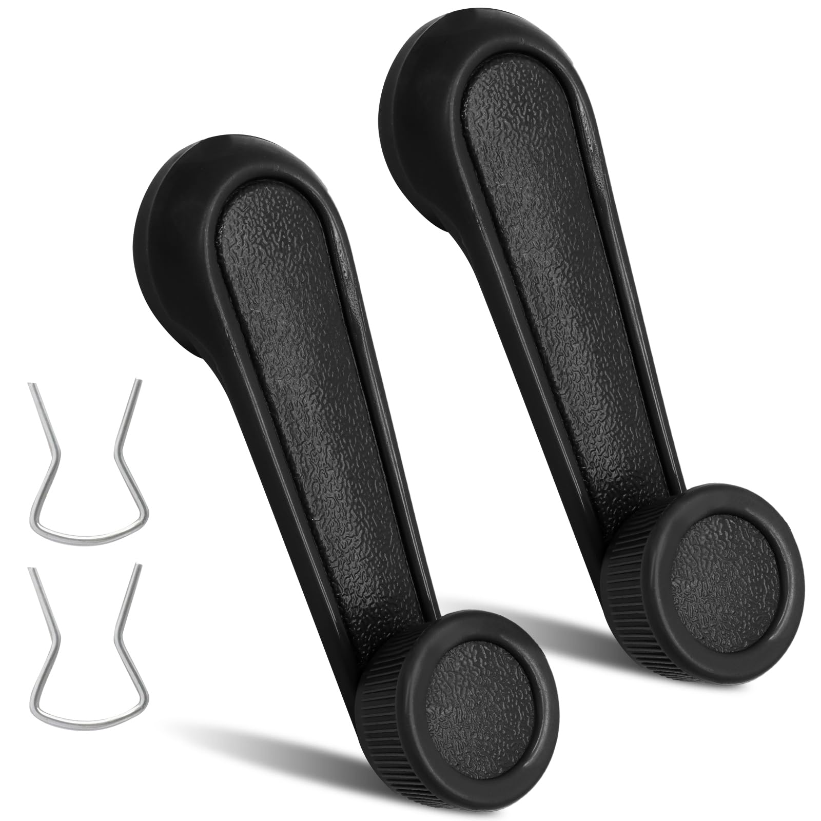 Photo 1 of BokWin Interior Window Crank Handle Window Crank Replacement Compatible with Various Toyota Models - 1973-2017 Tundra Yaris Matrix Tacoma Corolla Camry Sienna T100 Previa 4Runner MR2 Pickup?Black