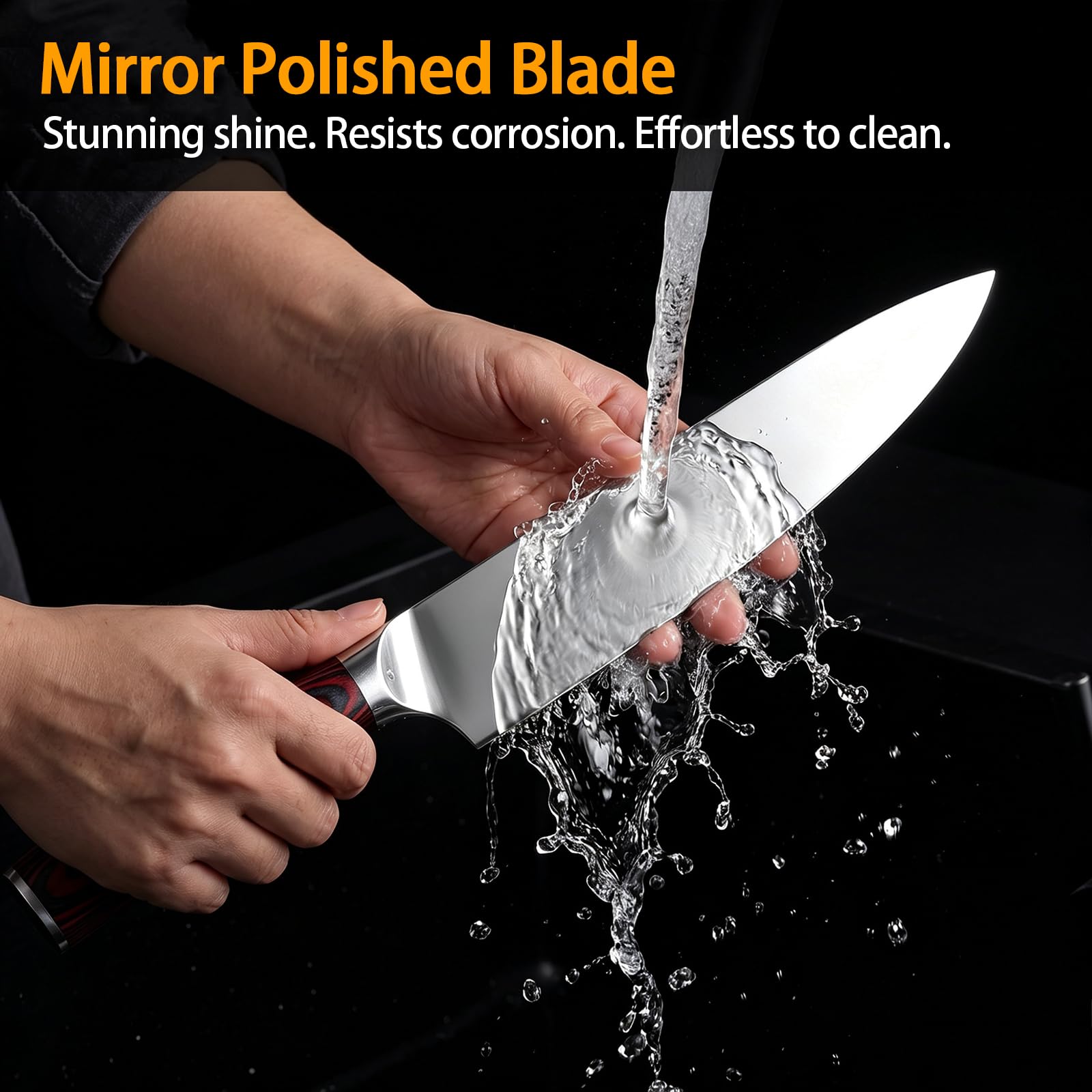 Azhou 8 Inch Chef Knife, HRC 58-60, Razor-Sharp & Long-Lasting — Amazon image 6