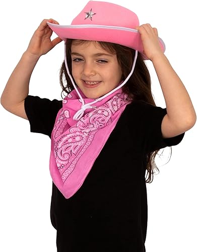 Miniatura 4 de Sombrero de vaquero Sombrero occidental con pañuelo bandana Ropa de disfraz para niños de Funny Party Hats