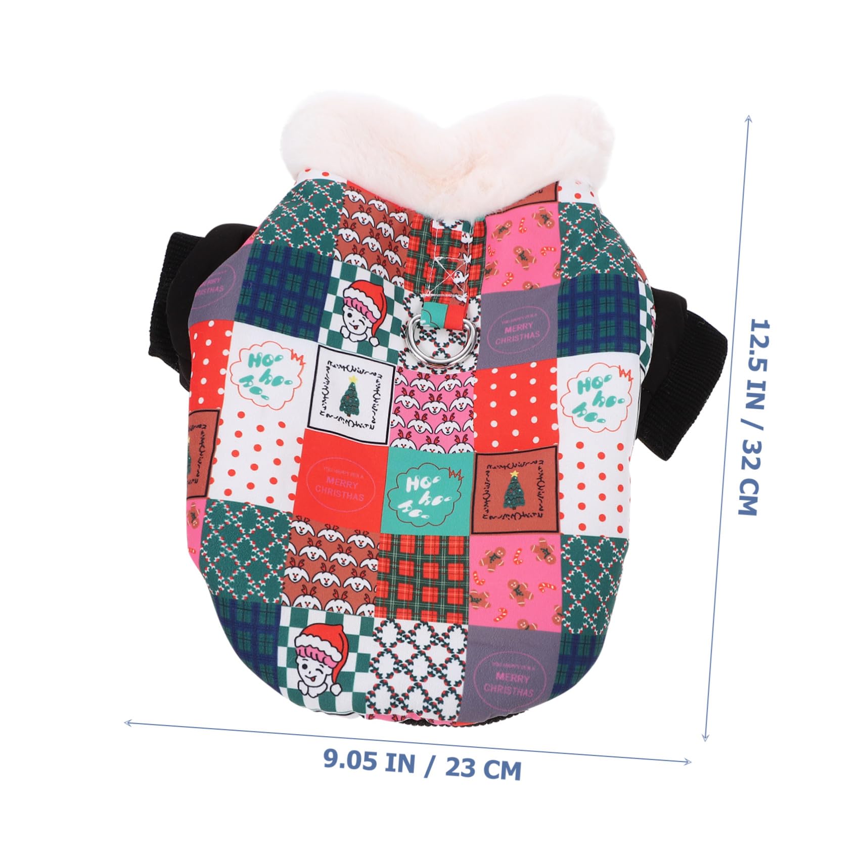 minkissy 5 Pezzi Cappotto Invernale per Cane, Caldo, Natalizio, Taglia Xs,
