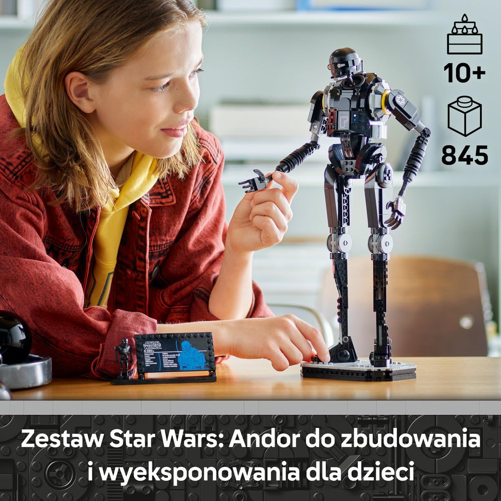 LEGO Star Wars Droid strażniczy K-2SO 75434 | Kolekcjonerska figurka, zabawka dla 10-latka, prezent Star Wars dla dzieci, klocki dla chłopca i dziewczynki, 845 elementów