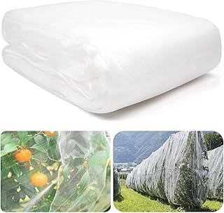 Flower Fruits Plant Netting, 8.2 x 19.69ft Mosquito Bug Insect Bird Net, Ultra Fine Garden Mesh Netting for Protect Fruit Trees Vegetables