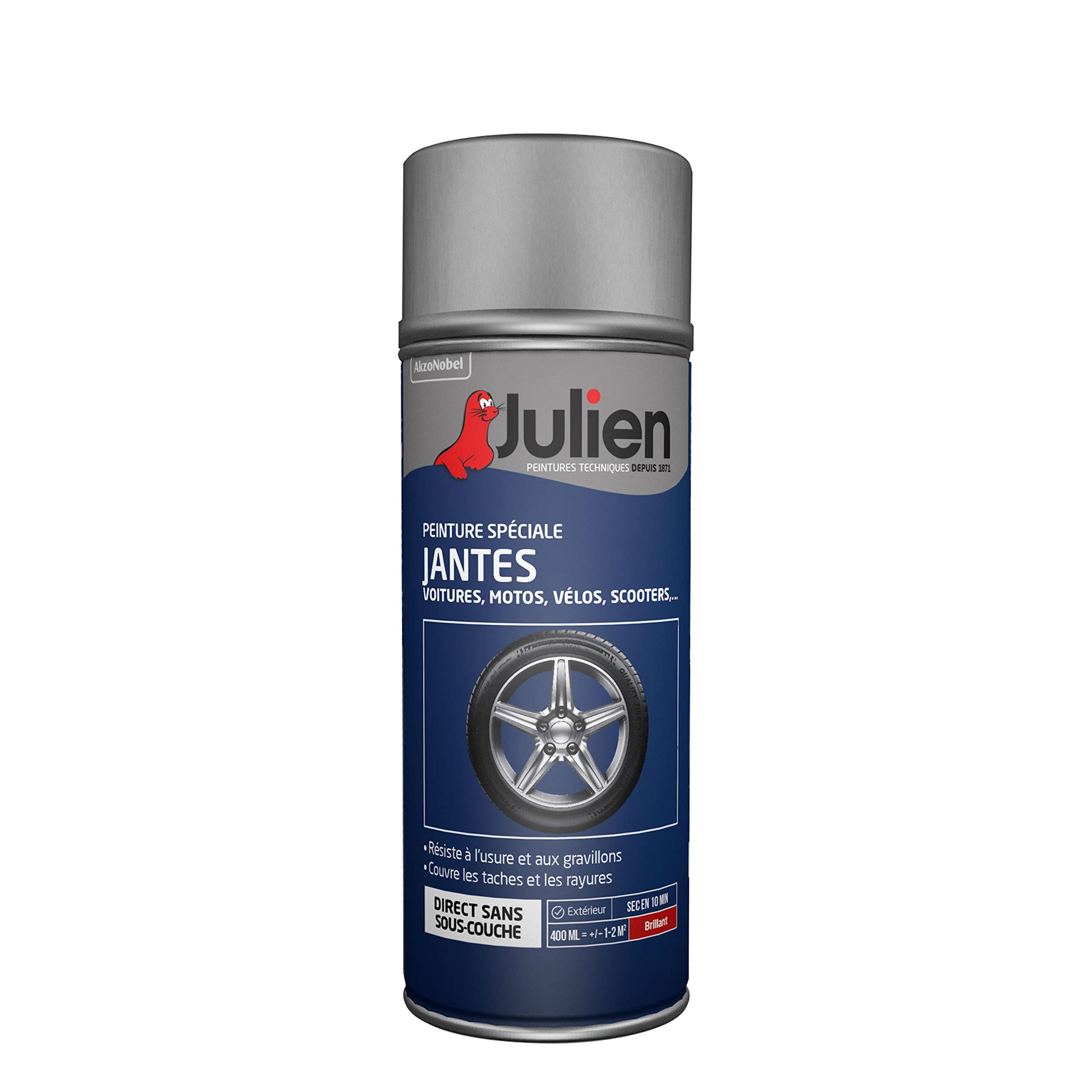 Peinture aérosol pour jantes Julien pour relooker votre auto