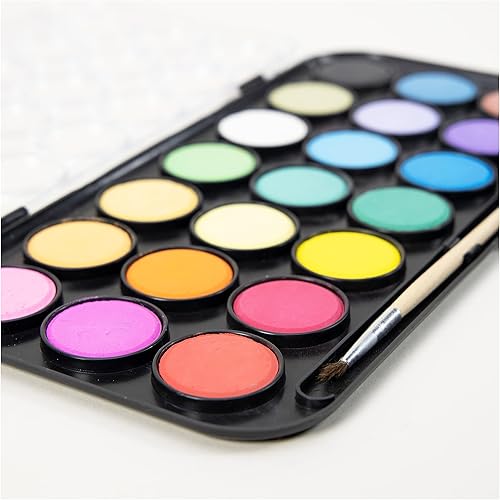 Miniatura 4 de Galt Juguetes, caja de pintura, 21 discos de pintura y cepillo, a partir de 6 años