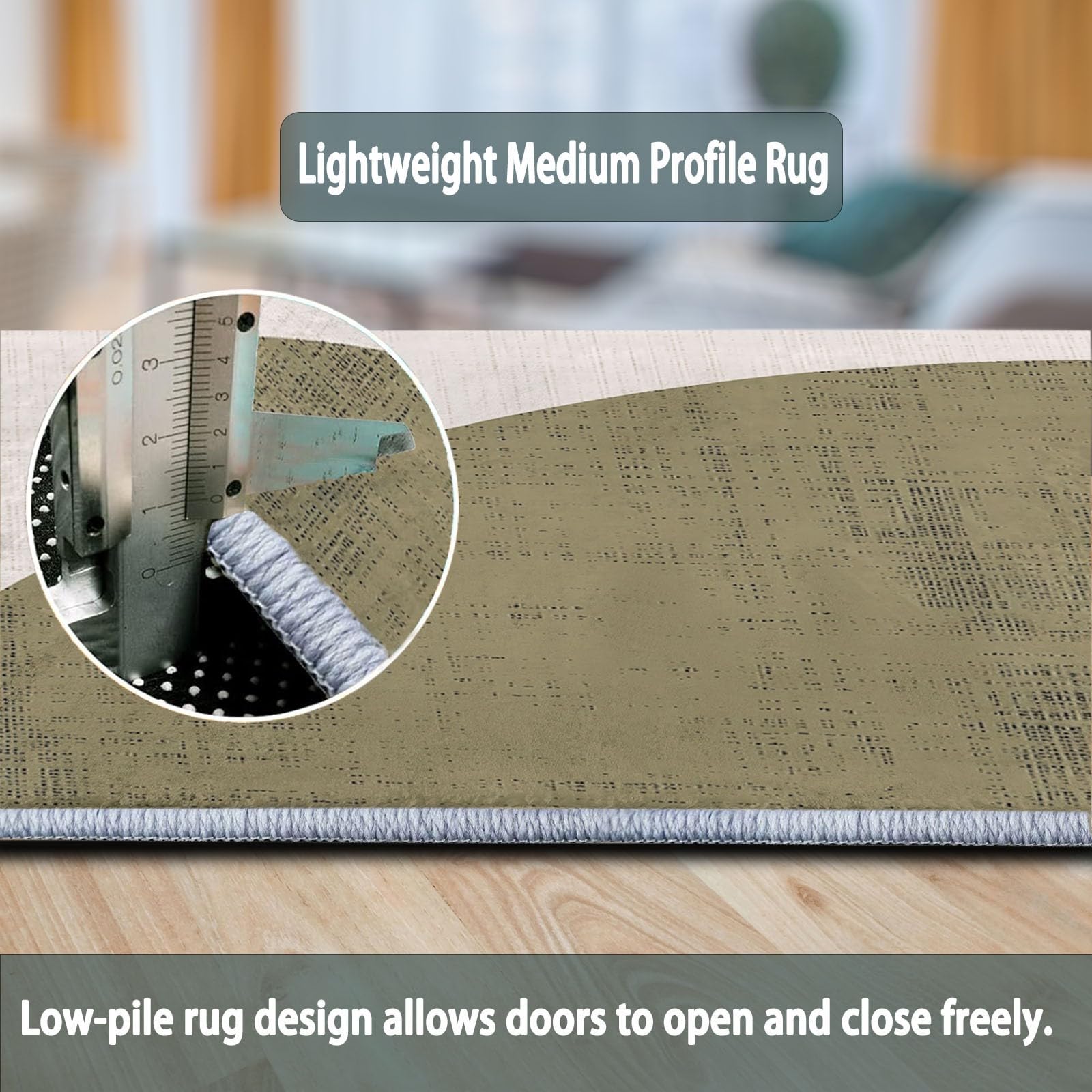 Rund Teppich Schlafzimmer Terrakotta Olivgrün und Beige Geometrie Erwachsener Kind Wohnzimmer Rund Teppich rutschfeste Flauschiger Rund Teppich Waschbar Flanell Rund Teppiche 140 cm