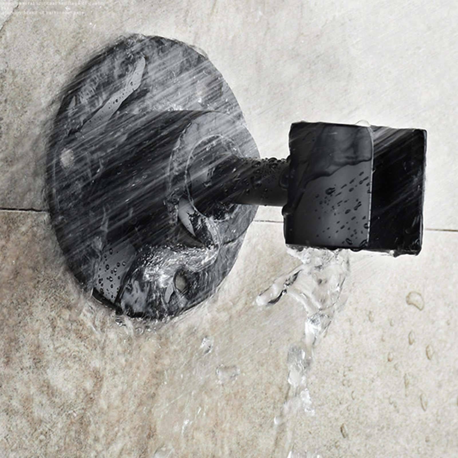 Soporte Ducha Pared Viscoso Soporte Alcachofa Ducha Cobre Soporte Ducha Ángulo Ajustable Soporte de Ducha Redondo Soporte para Ducha Resistente a la Humedad y Duradero