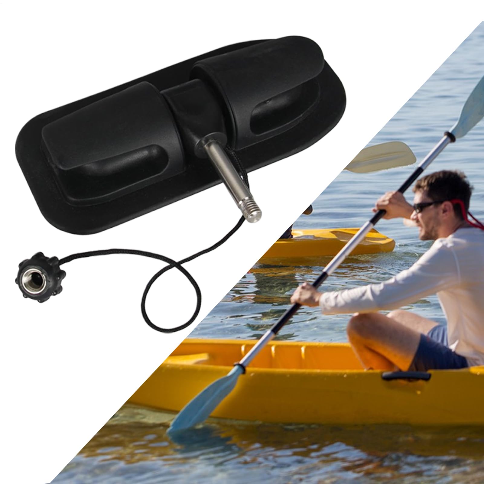 Soporte de remo para barca, soportes de remo, bloqueo de oar fácil montaje, clips ligeros marinos, equipo de herramientas de raft, almacenamiento seguro para principiantes y entusiastas de adultos, al