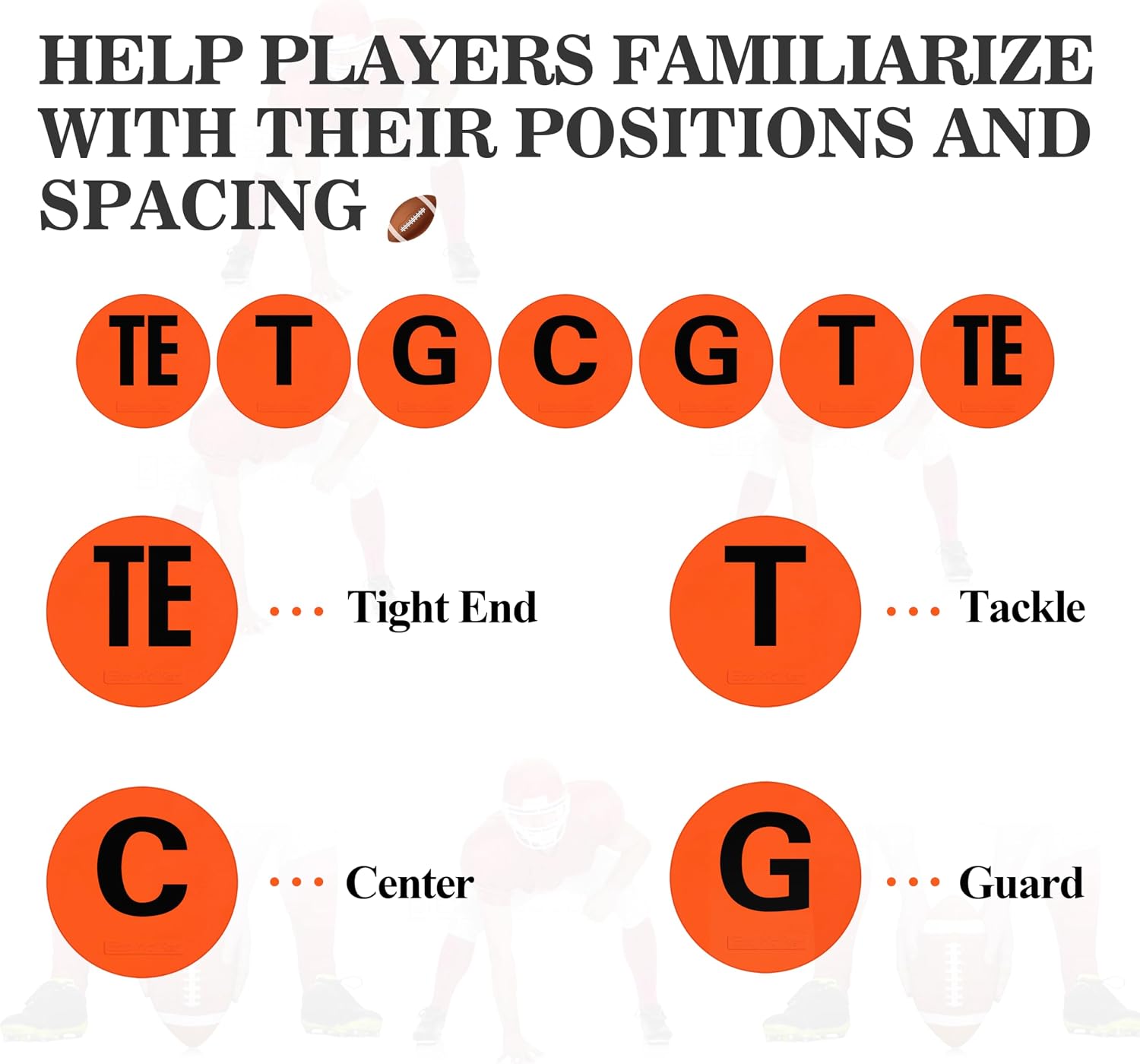 Position Flat Spot Markers Enhance Football Agility and Tactical Skills