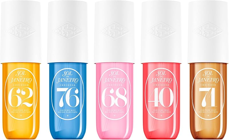 Sol de Janeiro Mist and Match Cheirosa Hair & Body Perfume Mist Bundle | Includes 5 90ml Cheirosa Fragrances