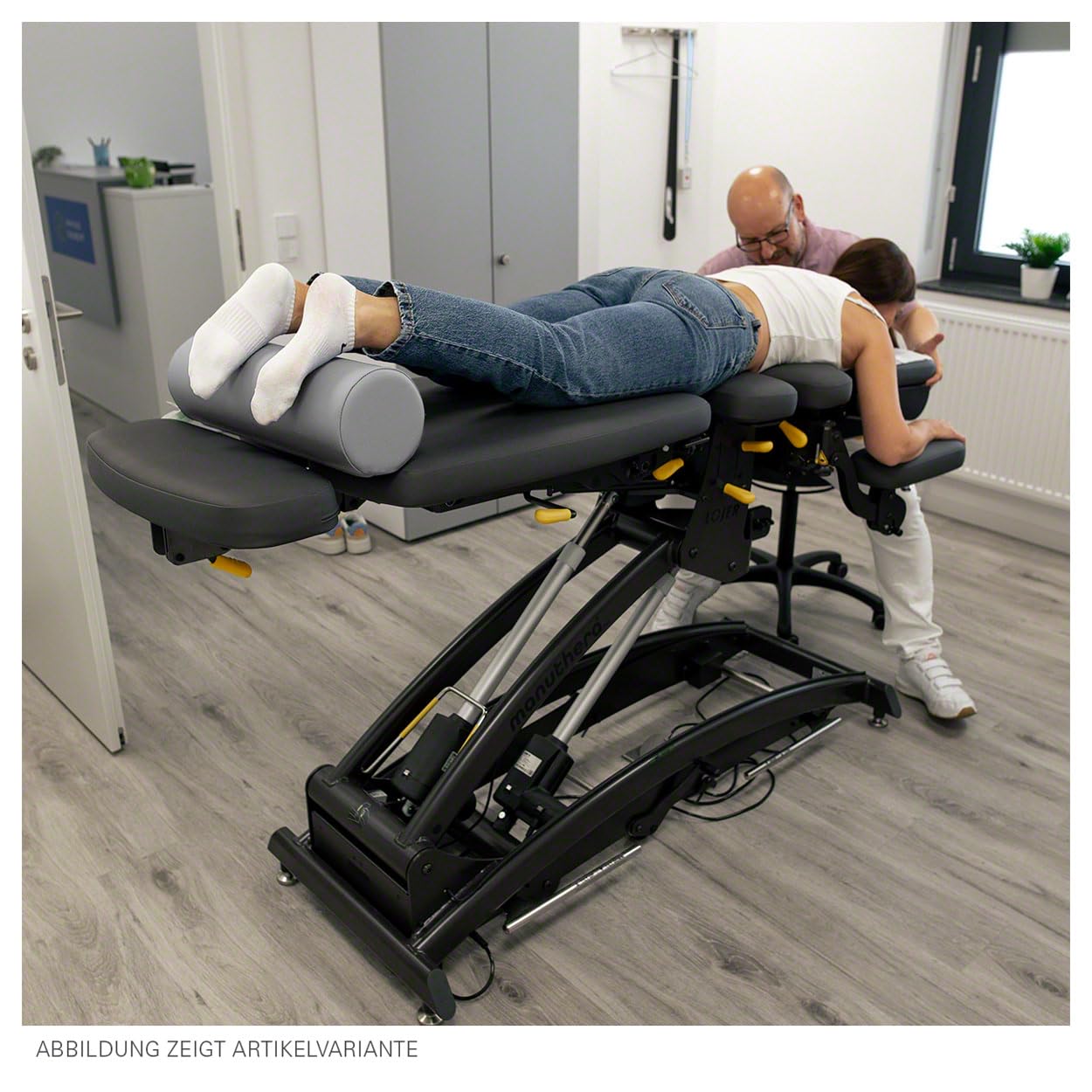 Sport-Tec Lagerungsrolle Lagerungskissen Knierolle Fitnessrolle für Massageliege 10x40 cm