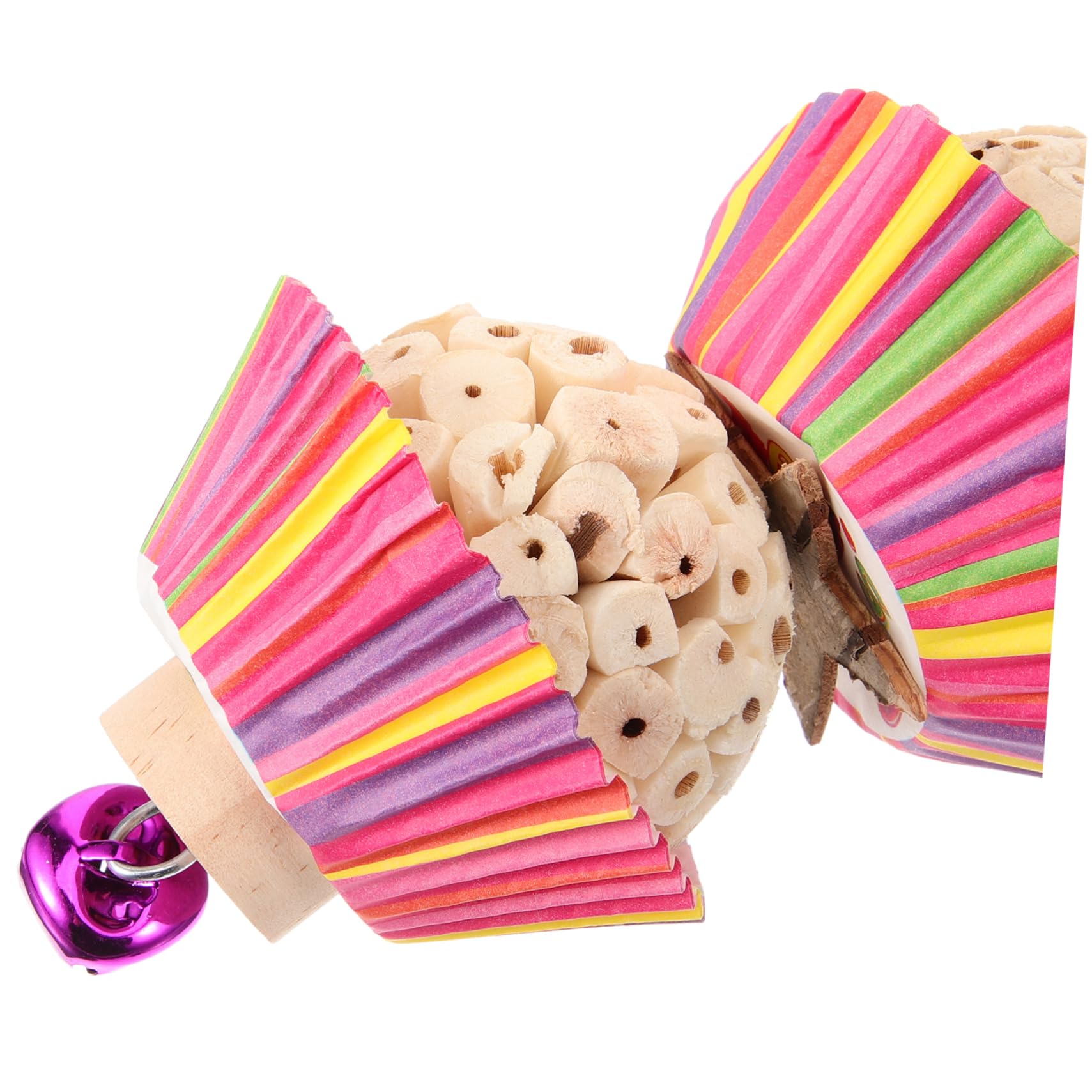 Jouet à Mâcher Suspendu pour Perroquet Accessoire Et pour Petits Oiseaux pour Calopsittes Et Conures Jouet Et Réutilisable pour Amusement Optimal
