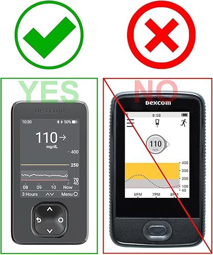 Miniatura 3 de usastar-SNK Protector de pantalla de vidrio templado flexible premium para receptor DEXCOM G7 (2 unidades)