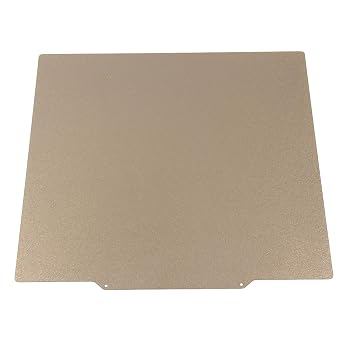 PEI Build Plate, Textured and Easy Model Removal, Strong Adhesion, 3D Printer Build Sheet, Compatible with Ender 3 Maximum, Sovol SV04, Kobra Plus, 320x310mm, PEI Material