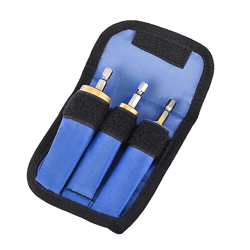 Miniatura 7 de Juego de 3 brocas rectas ranuradas, juego de brocas de titanio de acero de alto escalón, herramientas eléctricas, vástago hexagonal de