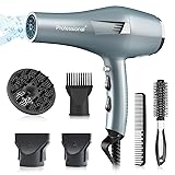 Faszin Ionic Salon Hair Dryer, Professional Blow Dryer 2200W AC Motor Fast Drying with 2 Speed, 3 Heat Setting, Cool Button, with...