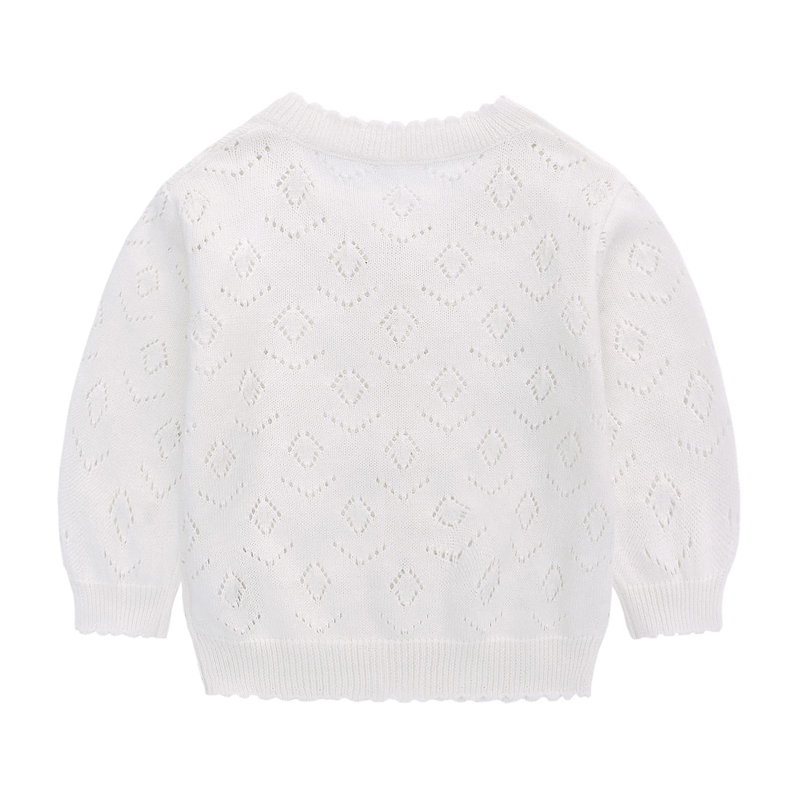 famuka bebé niña Ropa de Punto suéter Cardigan Chaqueta suéter Primavera el Verano otoñoropa de bebé