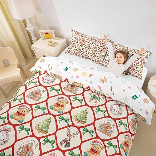 Miniatura 9 de Juego de funda de edredón retro para niños, tamaño individual, locomotora de vapor, aventura náutica del océano, decoración de habitación de niñas y