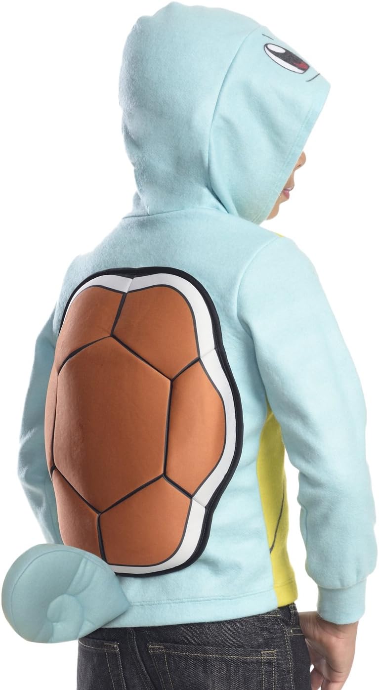 Childs Squirtle Water Type Starter Original Pokemon Hoodie Costume Large 12-14