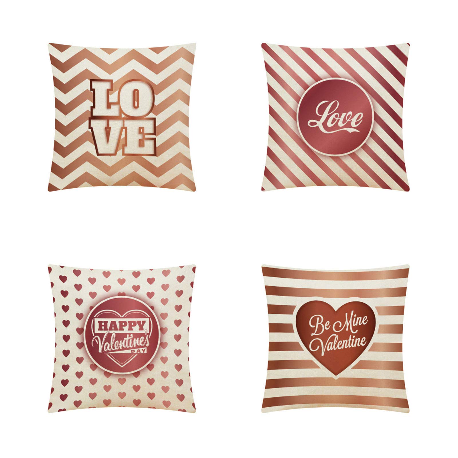 Couvre-oreillers Saint Valentin pour sublimer votre décoration de salon style ferme