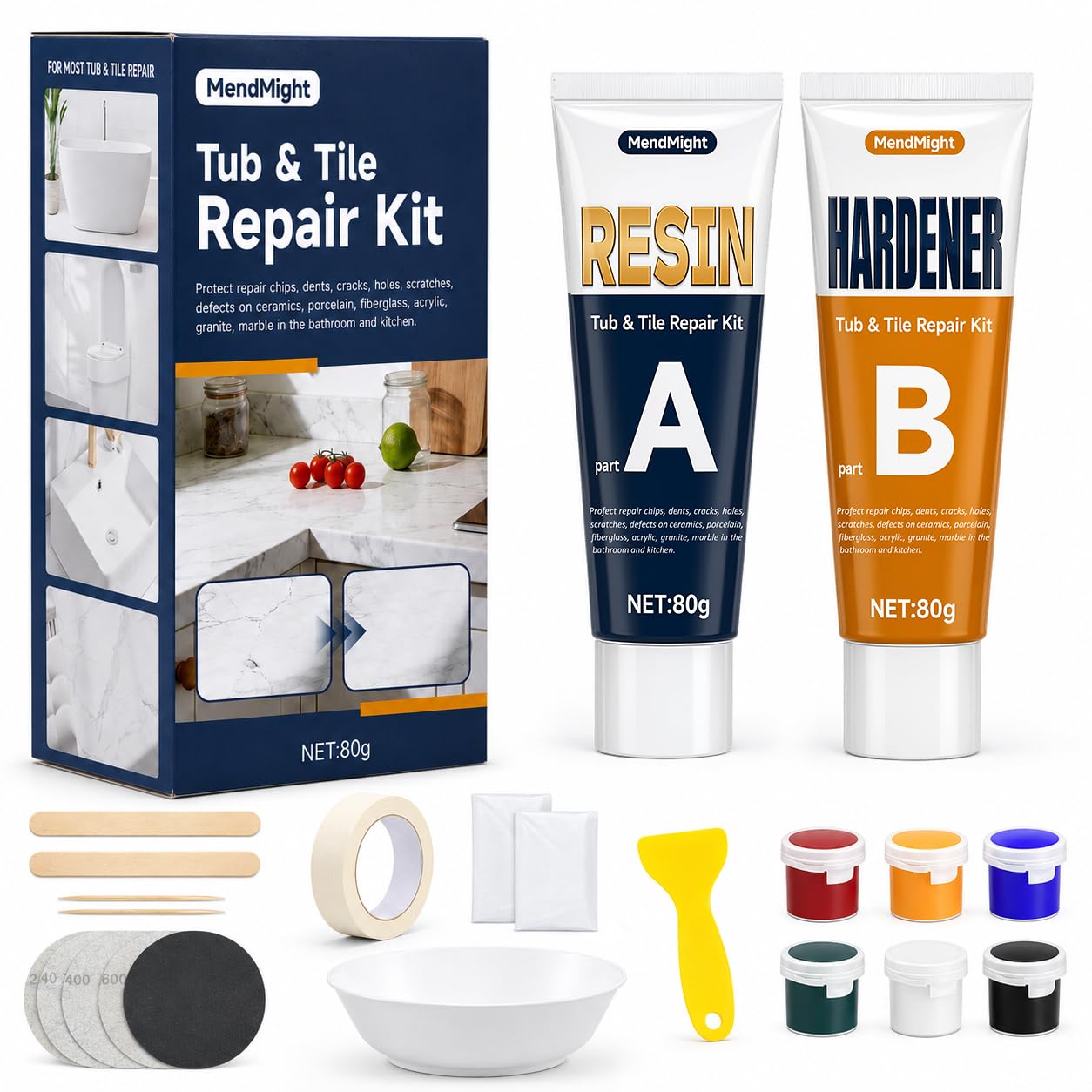 MendMight Tub & Tile Repair Kit