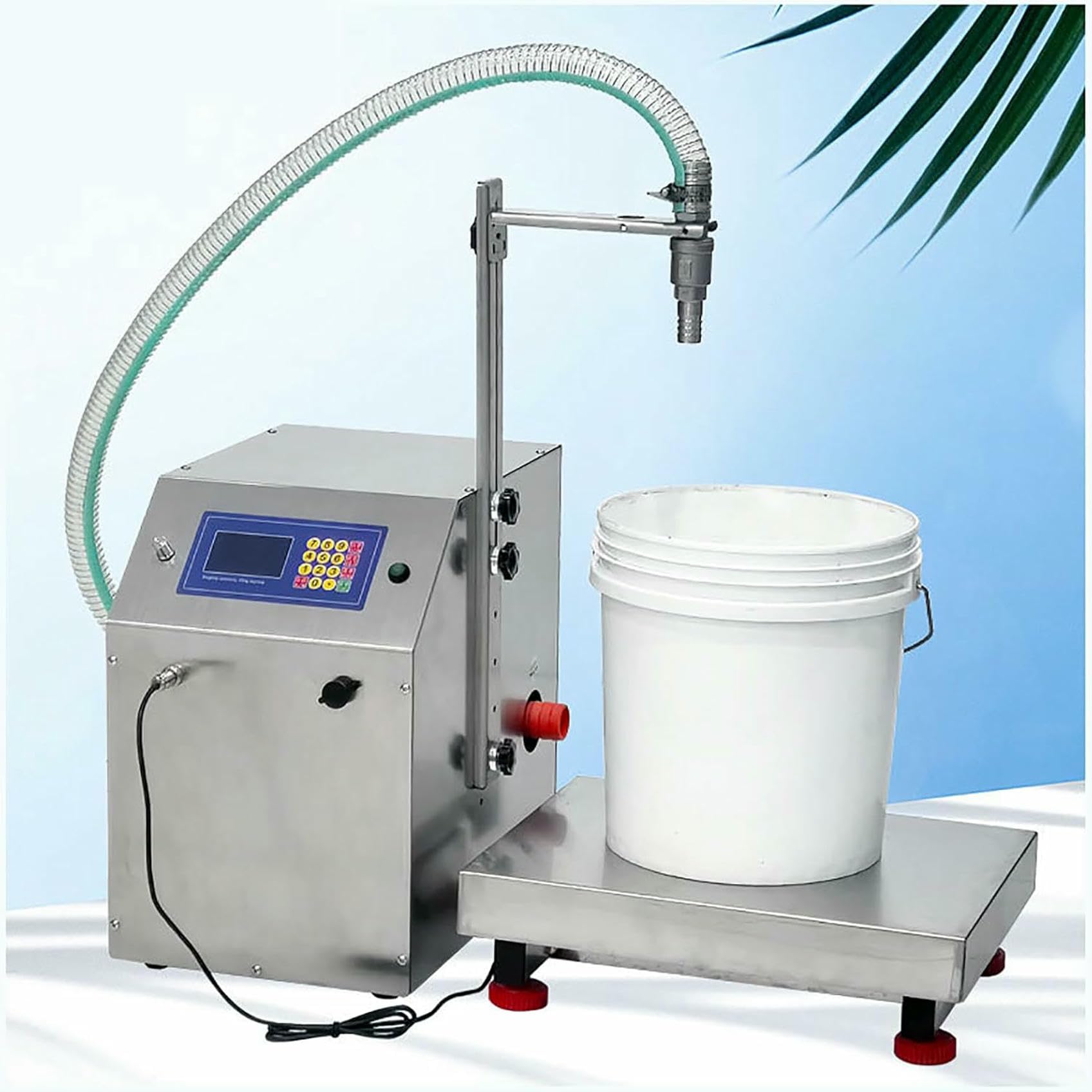 Máquina De Llenado De Líquidos con Bomba De Diafragma, Embotelladora Automática con Control Digital para Aceites Esenciales, Vino, Detergente Líquido para Lavavajill