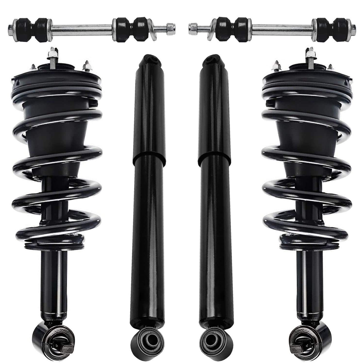 For Toyota Tacoma 2005-2015 4WD Front Quick Struts Spring + Rear Shock Absorbers