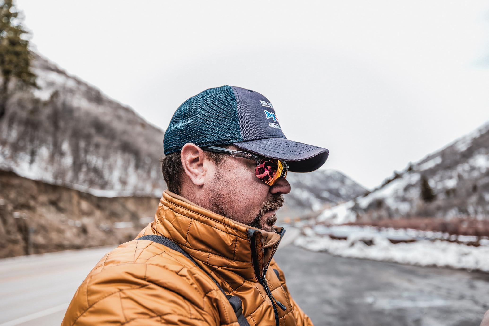 Wiley X JAKL - Gafas de sol balísticas, gafas de seguridad para hombres y mujeres, protección ocular UV para disparar y al aire libre (marco gris cristal brillante con lentes de espejo rojo no