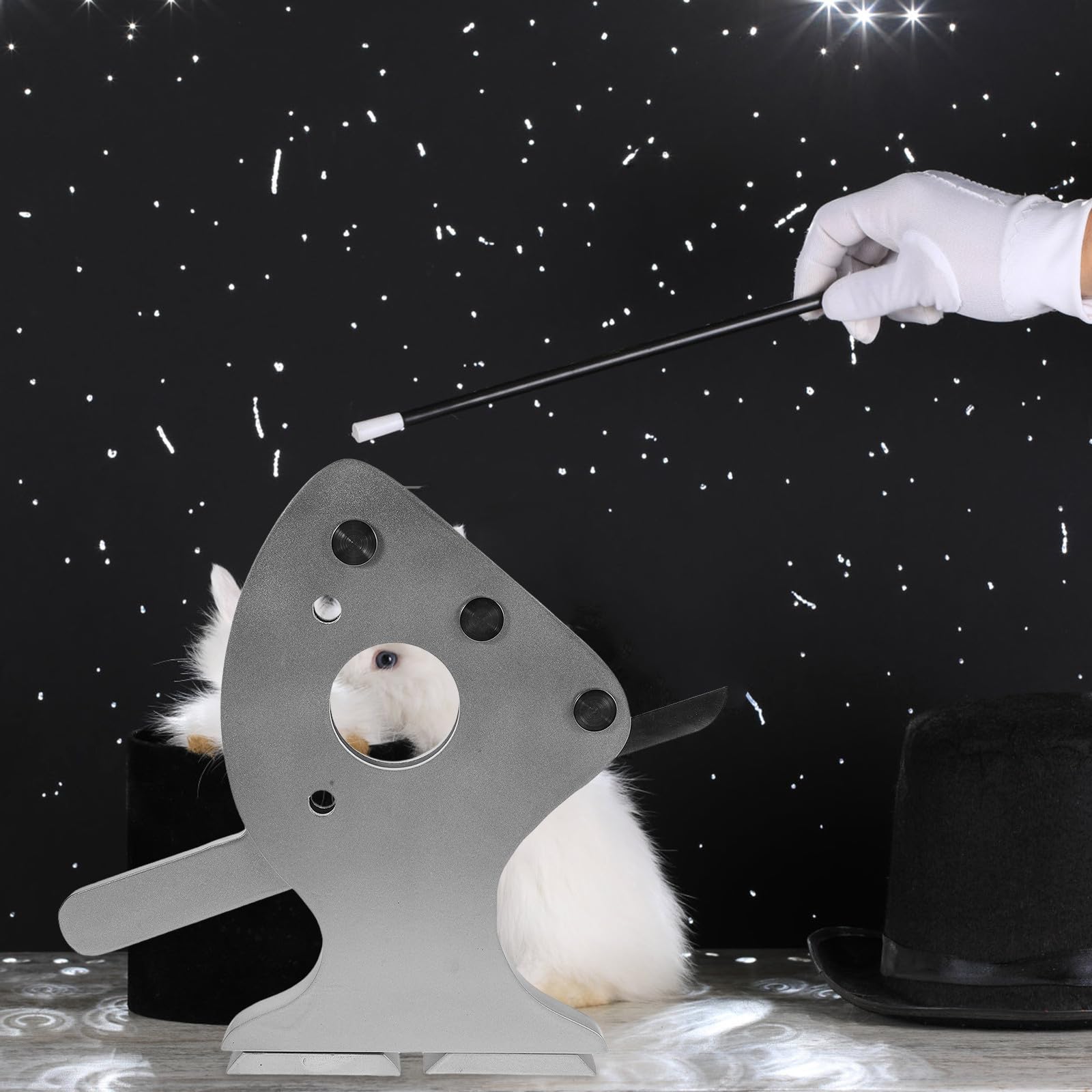 1 set di accessori per spettacoli di a ghigliottina, gadget magico e divertente per la decorazione delle feste, illusione scenica horror