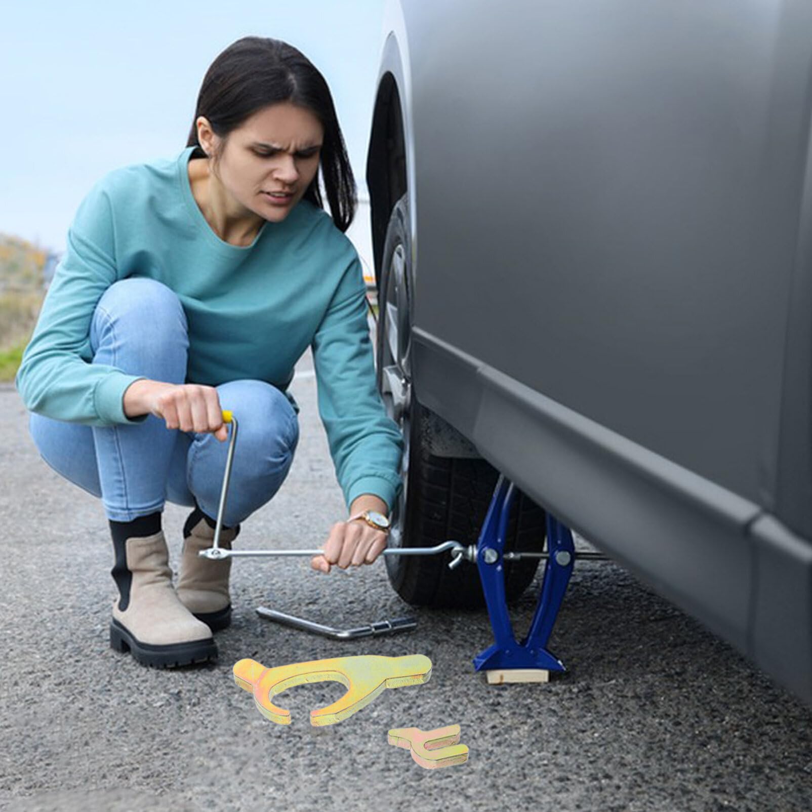 3ensembles Outil De Démontage De Pneus De Pour Démontage Et Montage De Pneus Pour Entretien Automobile Et Design Portable Pour Usage Pratique