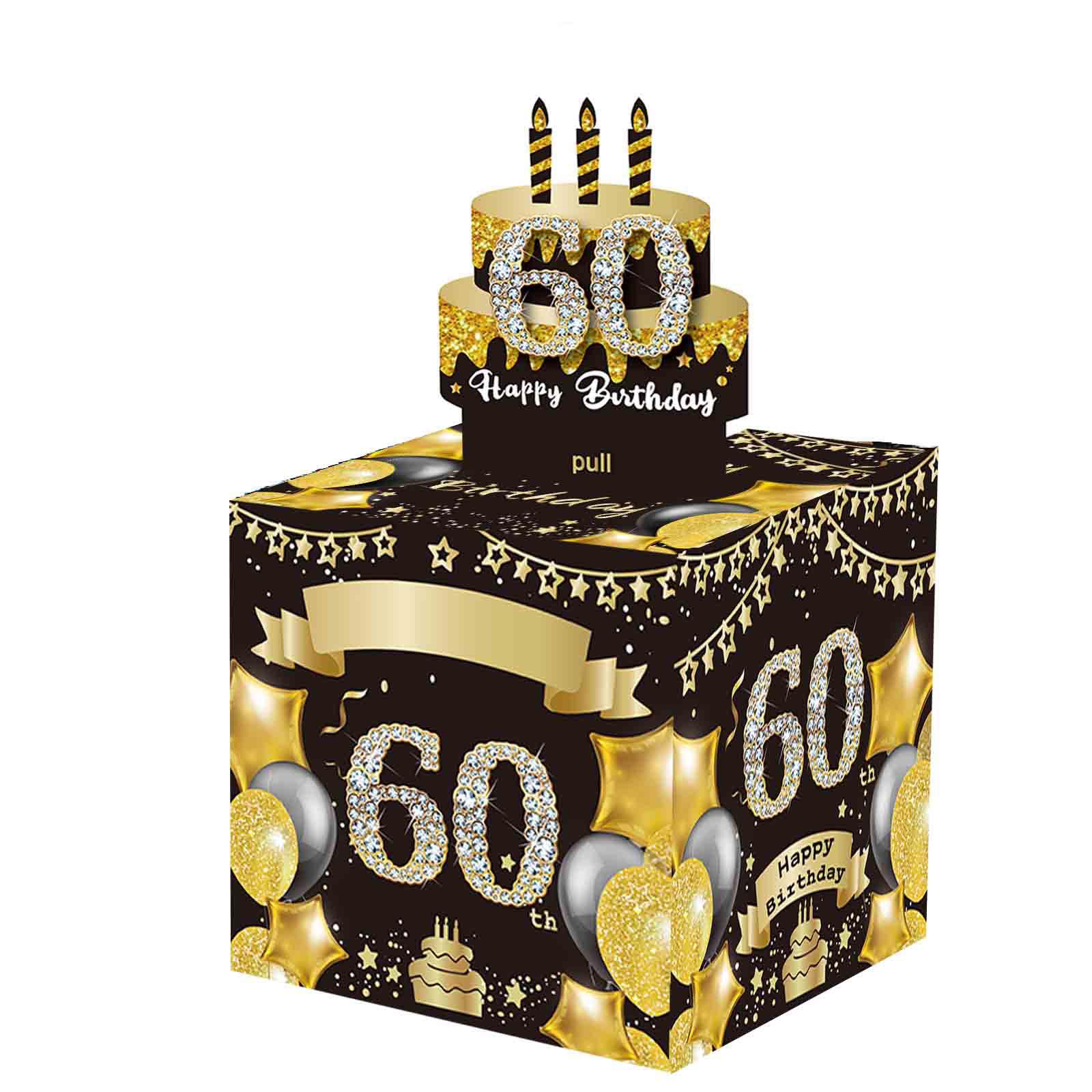 Uqezagpa Innovative Money Gift Box for Teens Girls with Pull Out Card Surprise Cash Holder Box Birthday Decoration for Party Birthday Money Gift