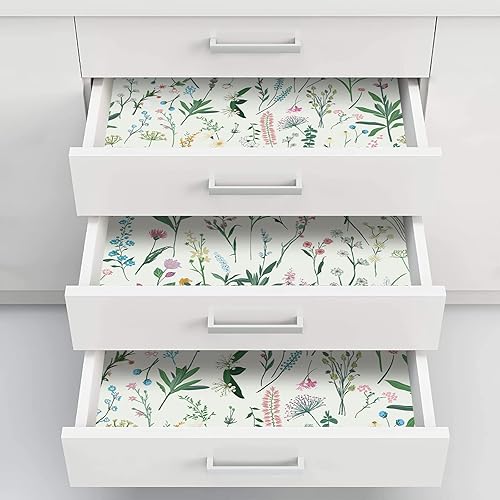 Miniatura 5 de Papel tapiz floral para despegar y pegar, papel de pared blanco y negro, papel tapiz floral de granja de madera silvestre, papel de contacto