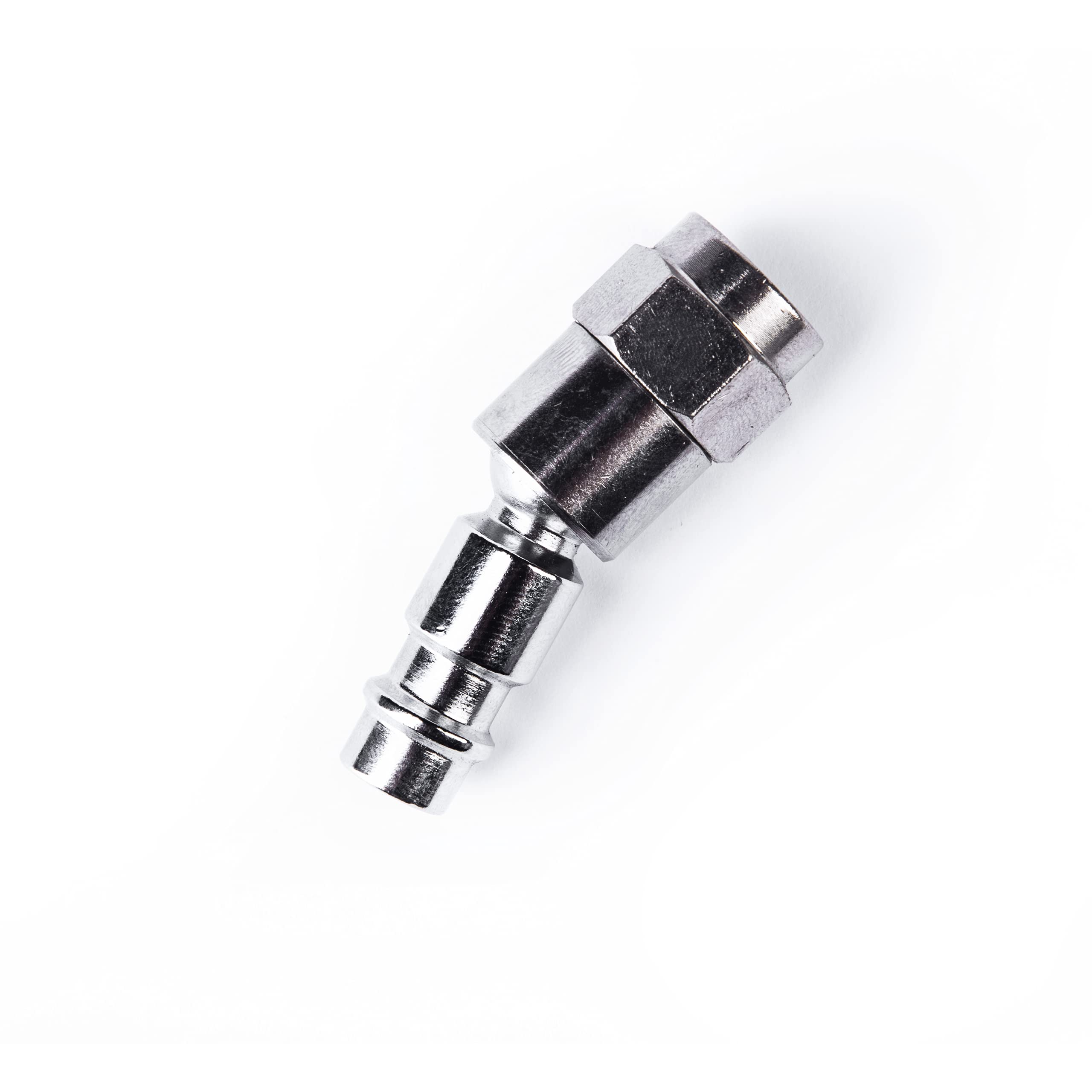Benbow Raccordo filettato ad aria compressa femmina girevole con raccordo a 360° con tubo di pressione media da 1/4"