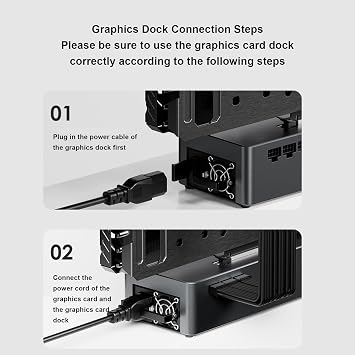 Tangxi External GPU Dock Station, eGPU Enclosure with OCuLink / USB4.0 / Hot Swapping TGX Interface, Built in 800W Power Supply, PCIe 4.0 x4 eGPU Dock for Laptop PC (Black)